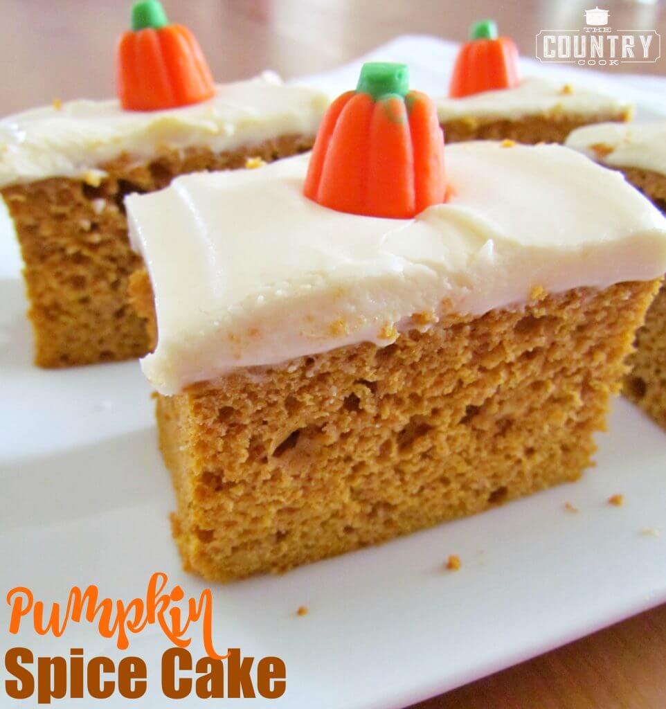 Pumpkin Spice Cake from The Country Cook