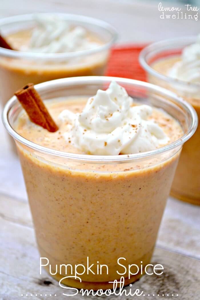 Pumpkin Spice Smoothie from Lemon Tree Dwelling