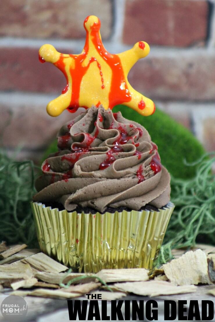 The Walking Dead Cupcakes from Frugal Momeh!