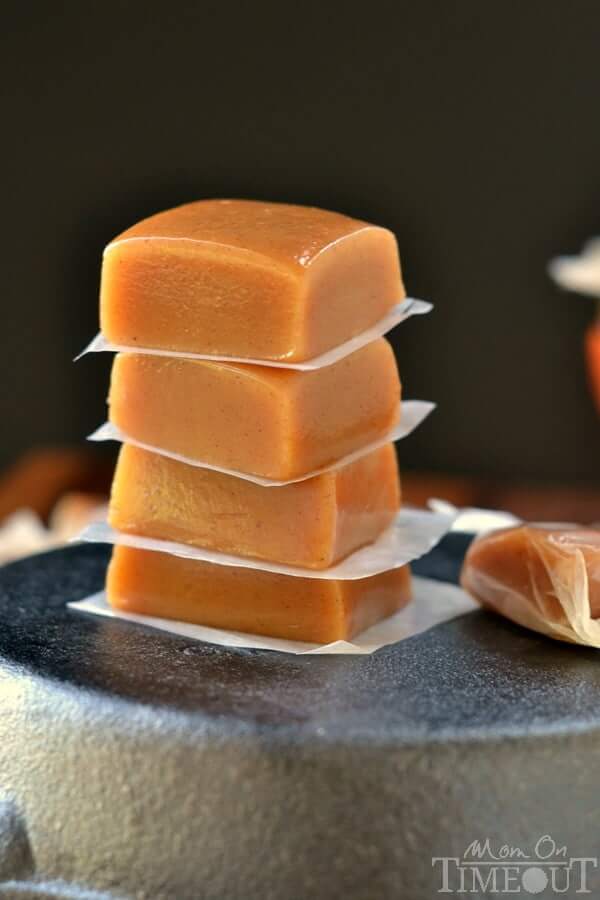 Pumpkin Spice Caramels from Mom on Timeout