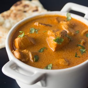 Instant Pot Indian Butter Chicken (with Slow Cooker Option) from dishesandustbunnies.com