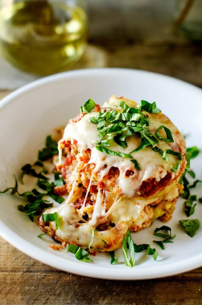 Slow Cooker Eggplant Parmesan from Wendy Polisi