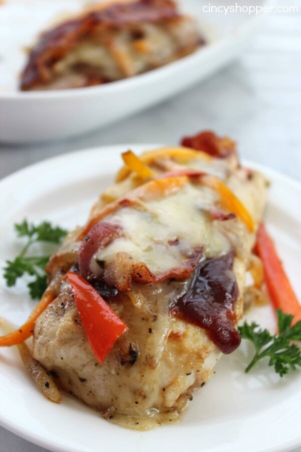 Pepper Jack Chicken with Bacon