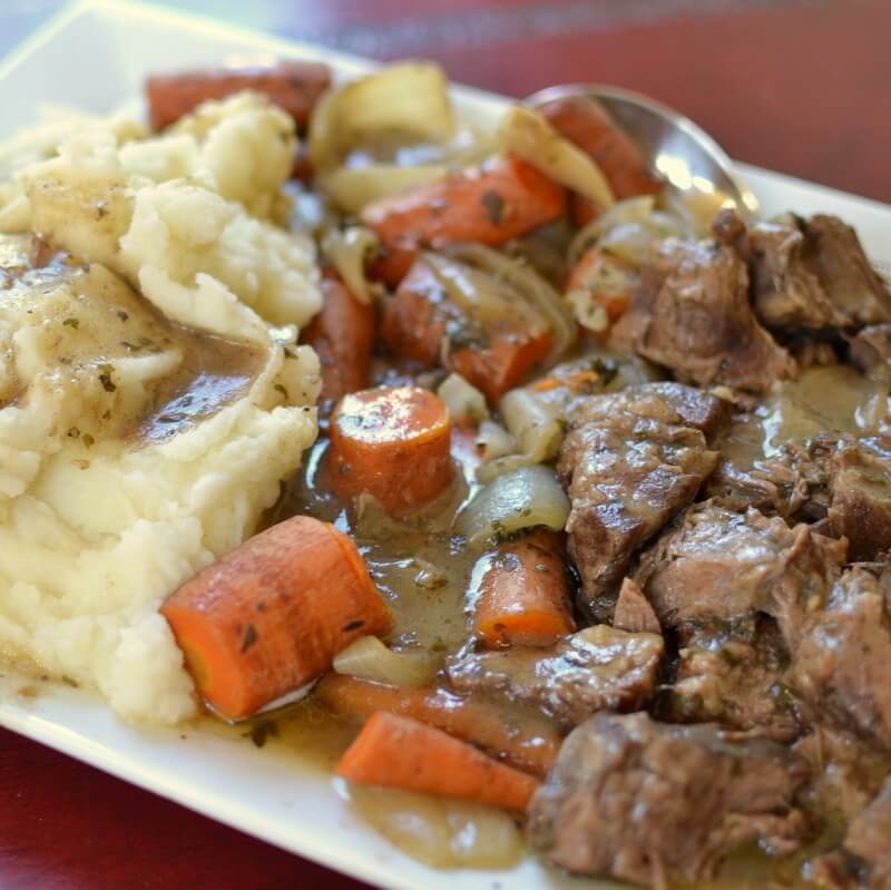 Crock Pot Chuck Roast and Vegetables from Small Town Woman