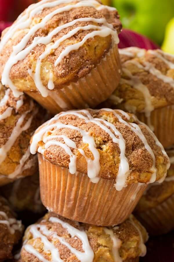Apple Snickerdoodle Muffins from Cooking Classy
