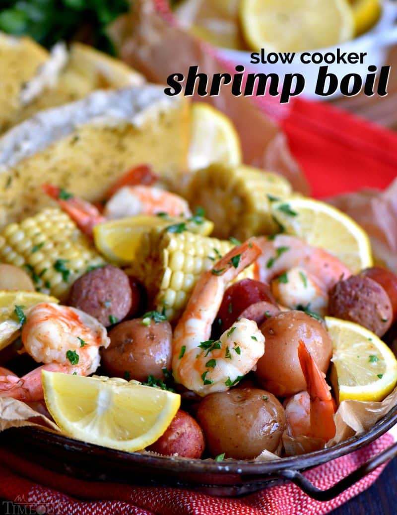 Slow Cooker Shrimp Boil from Mom on Timeout