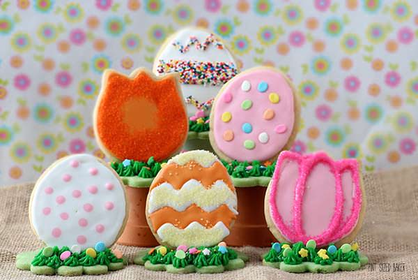 3D Easter Egg Cookies from Pint Sized Baker