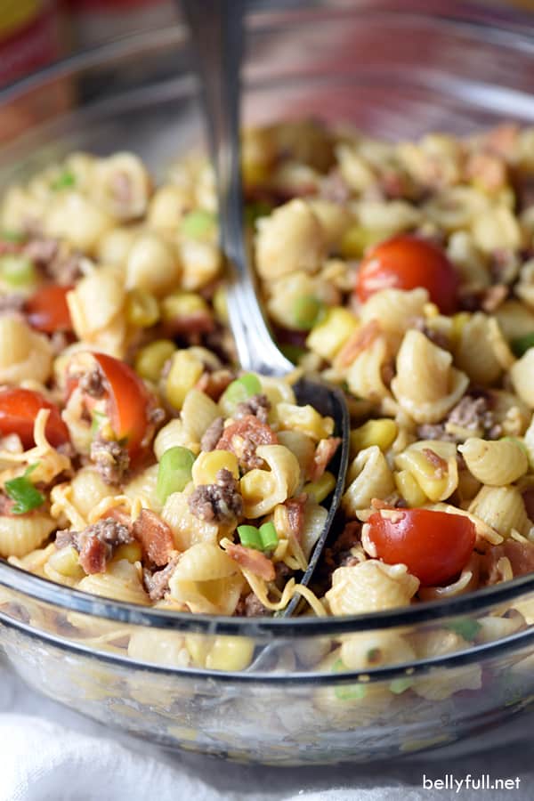Cowboy Pasta Salad from Bellyfull