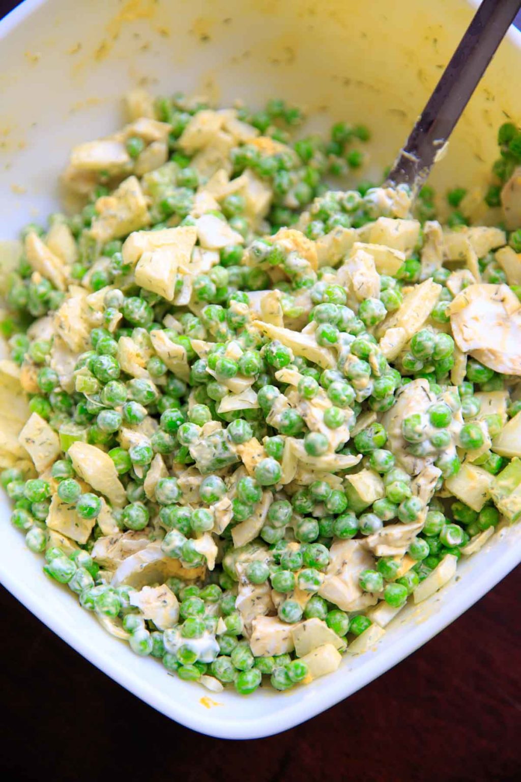 Grandma's Pea Salad with Dill from Trial and Eater