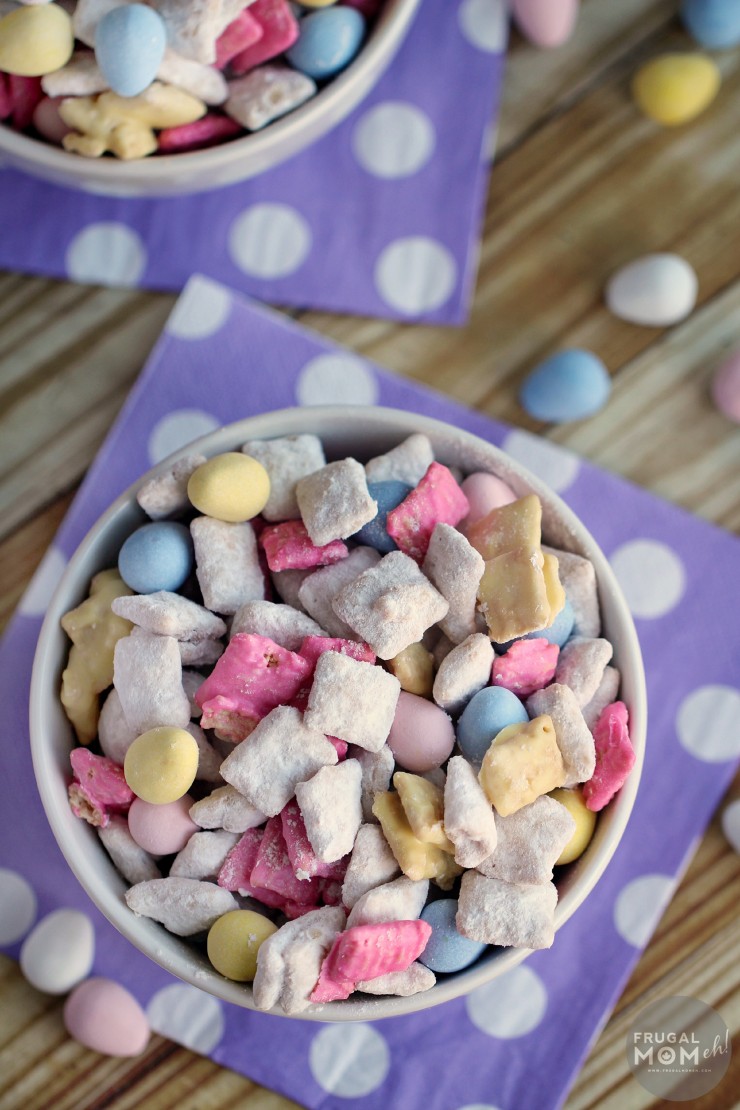 Easter Muddy Buddies from Frugal Momeh!