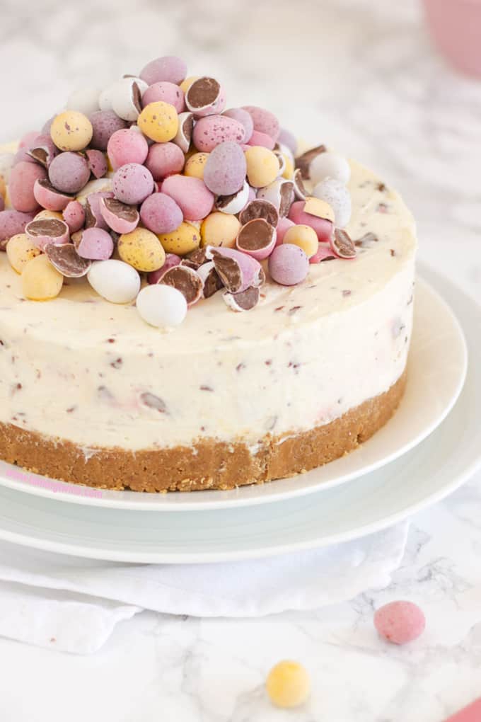 No Bake Mini Egg Cheesecake from Taming Twins