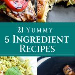 21 Yummy 5 Ingredient Recipes - dishesanddustbunnies.com