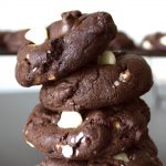 Triple Chocolate Cookies - dishesanddustbunnies.com