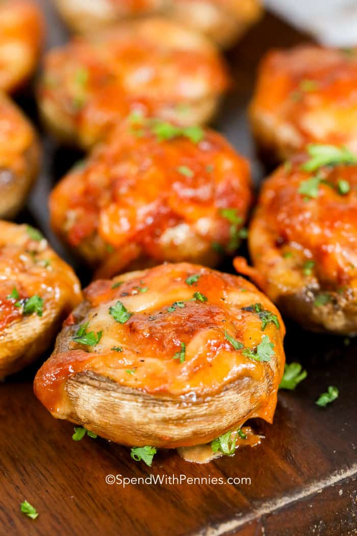 Easy Stuffed Mushrooms from Spend with Pennies