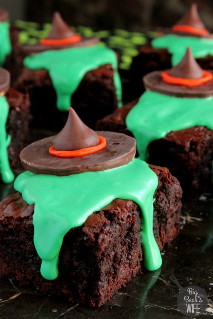 Melting Witch Brownies from Big Bear's Wife