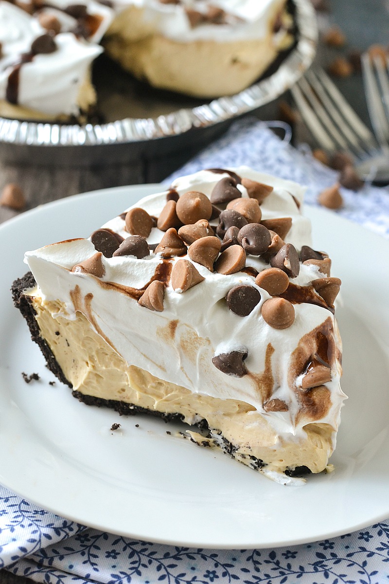 No Bake Peanut Butter Pie from Mother Thyme