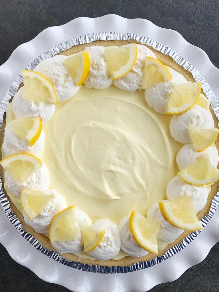 Lemon Cheesecake Cream Pie from Together as Family