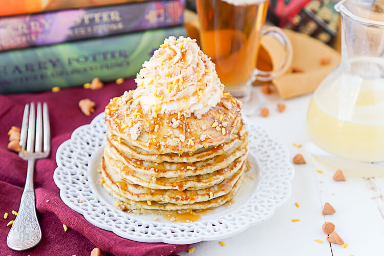 Happy Potter Butterbeer Pancakes from Sugar & Soul