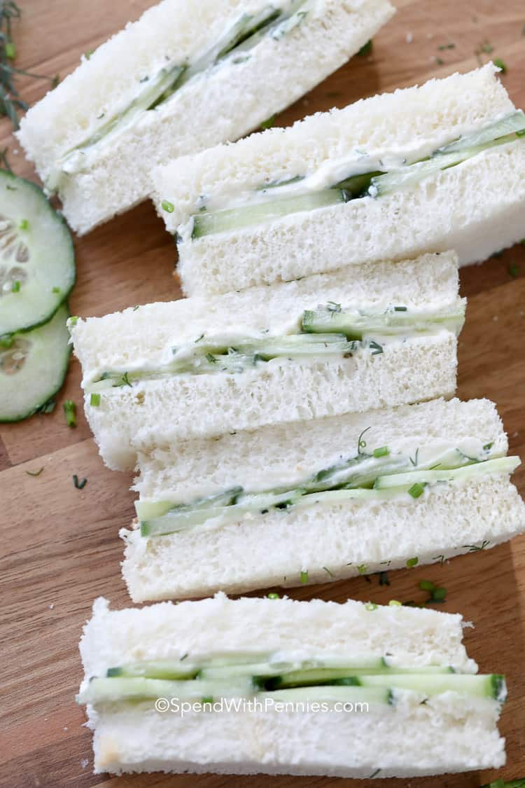 Cucumber Sandwiches from Spend with Pennies