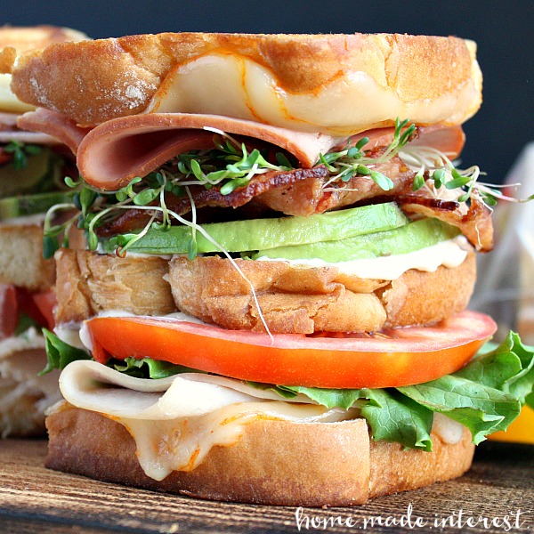 Grilled California Club Sandwich from Homemade Interest