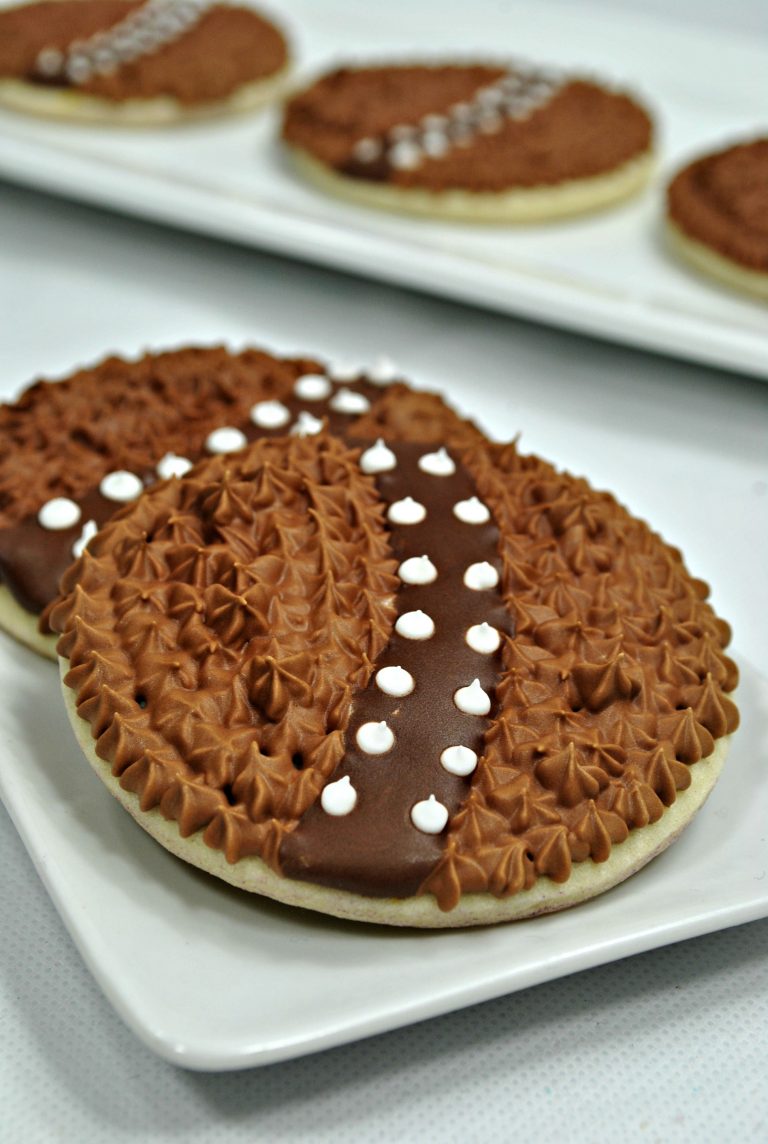 Chewbacca Cookies from A Sparkle of Genius