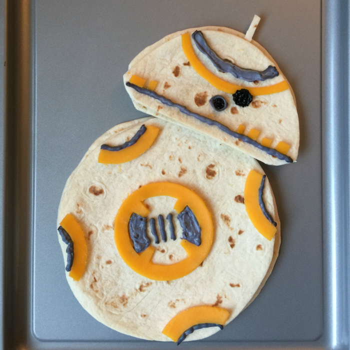BB-8 Droid Quesadillas from Totally the Bomb