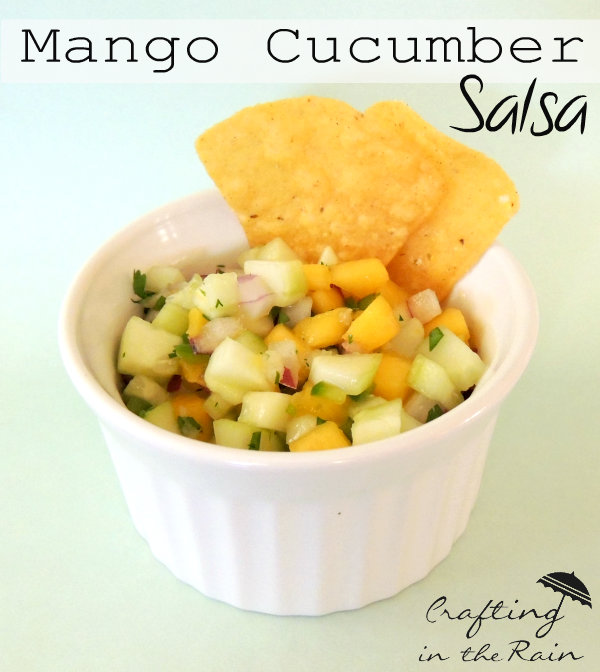 Mango Cucumber Salsa from Crafting in the Rain