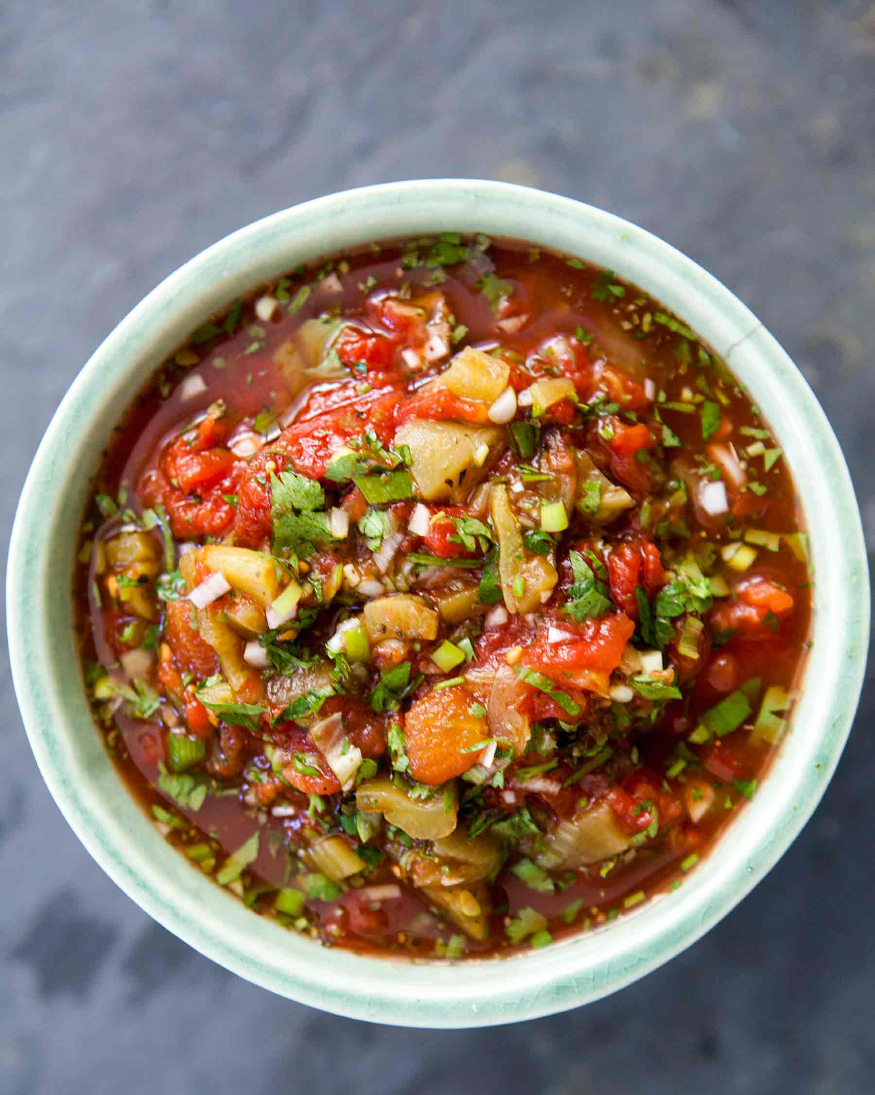Simple Green Tomato Salsa from Simply Recipes
