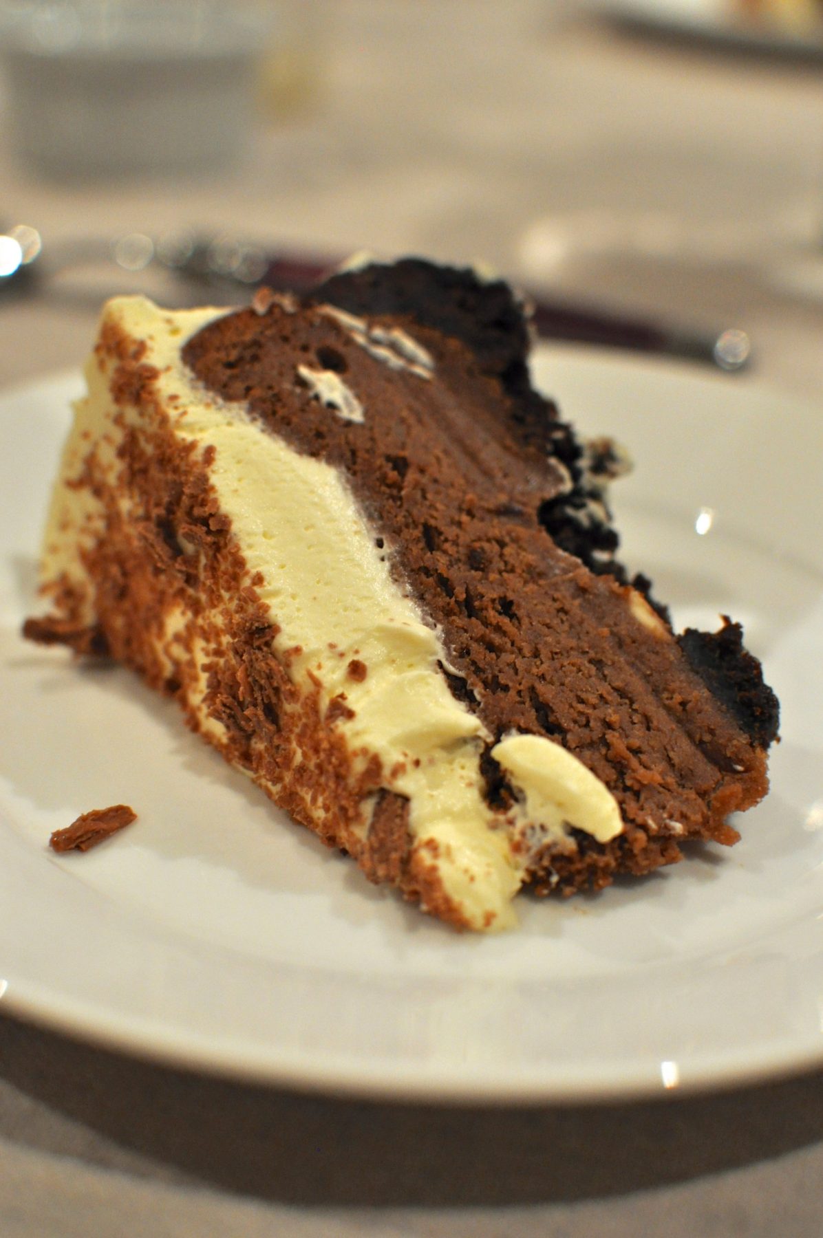 Chocolate Cream Cheesecake from Claire K Creations