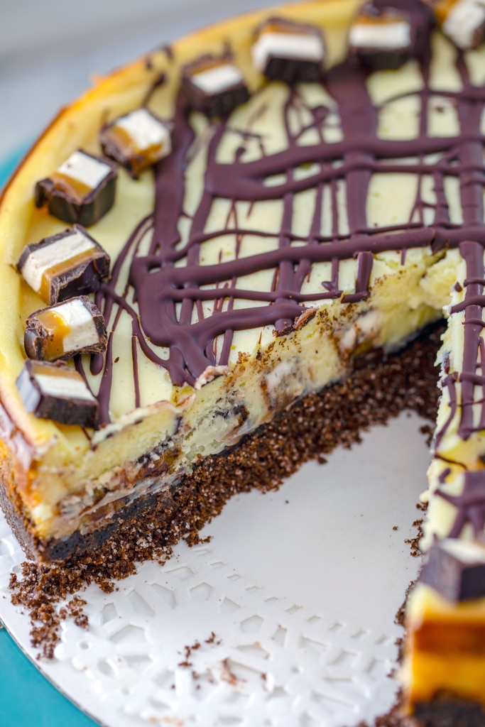 Milky Way Midnight Cheesecake from We Are Not Martha