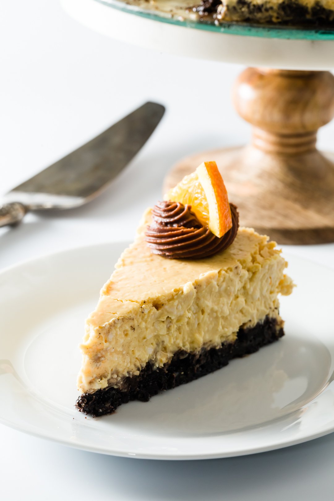 Orange Cheesecake with Oreo Crust from Cupcake Project