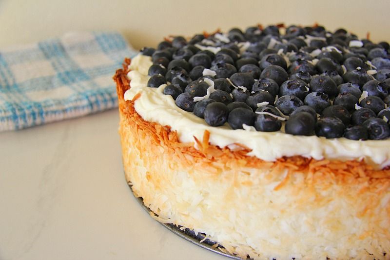 No Bake Blueberry Cheesecake from Divalicious Recipes