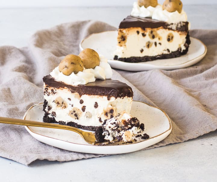 Cookie Dough Cheesecake from The Itsy-Bitsy Kitchen