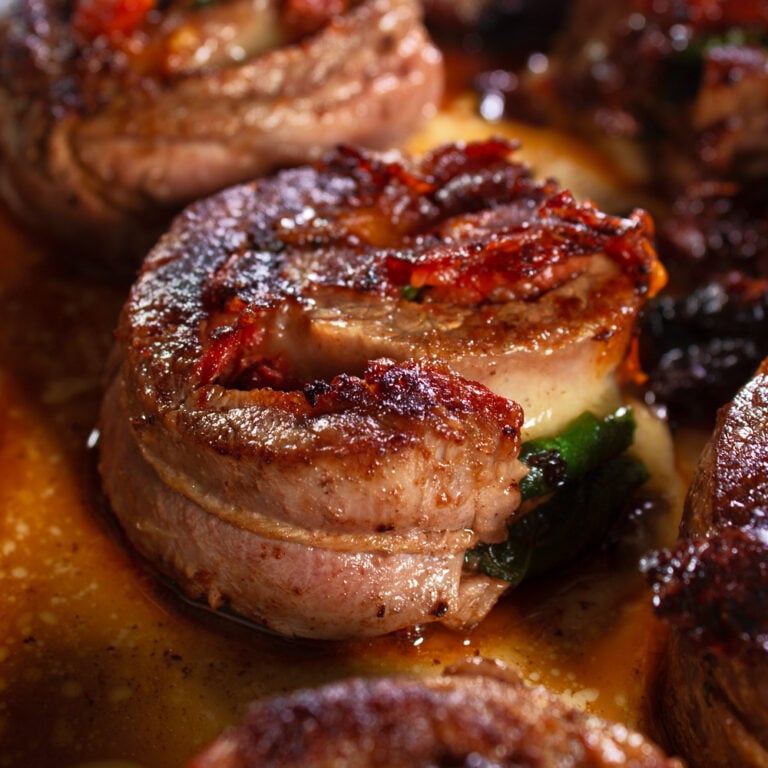 Italian Steak Pinwheels (Roll Ups)