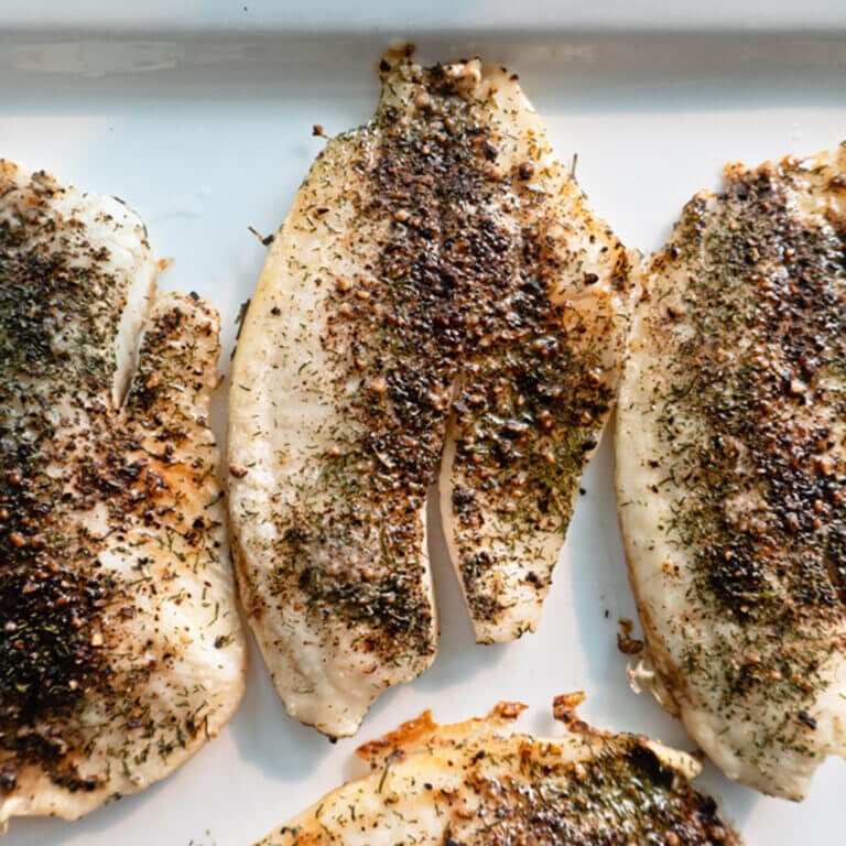Easy Oven Baked Tilapia Fillets