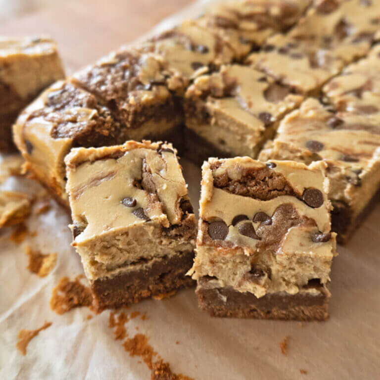 Chocolate Cappuccino Cheesecake Brownies