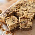 Chocolate Cappuccino Cheesecake Brownie Squares