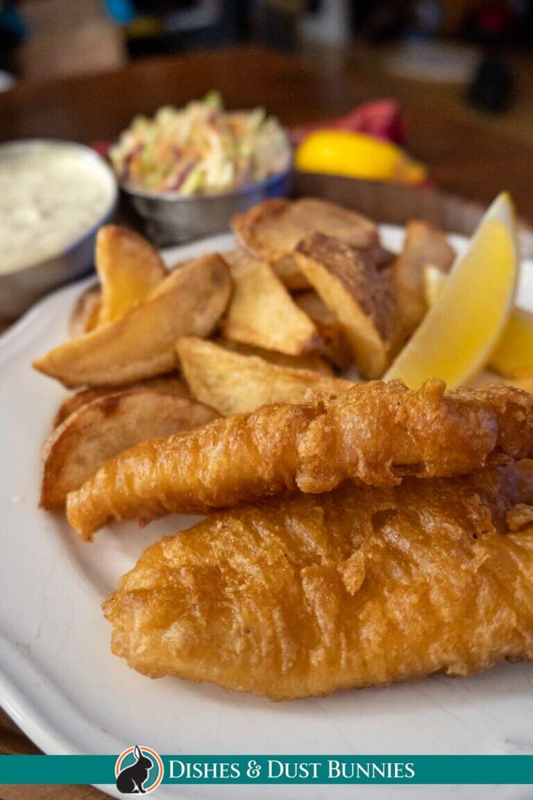 Crispy Beer Battered Fish (With or Without the Beer!) Dishes & Dust