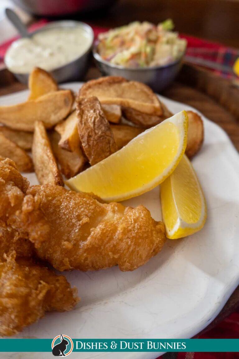 Crispy Beer Battered Fish (With or Without the Beer!) Dishes & Dust Bunnies