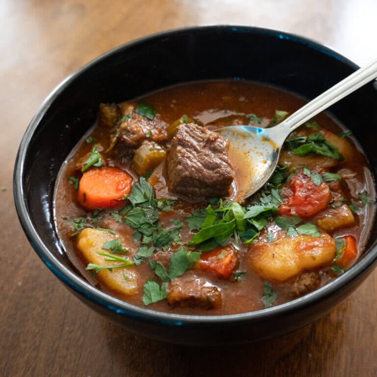 Easy Homemade Vegetable Beef Soup