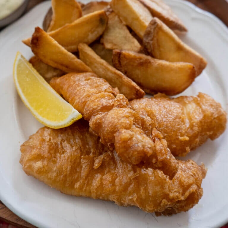 Crispy Beer Battered Fish (With or Without the Beer!)