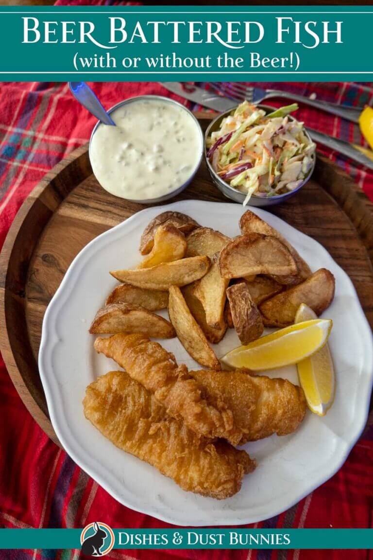 Crispy Beer Battered Fish (With or Without the Beer!) Dishes & Dust