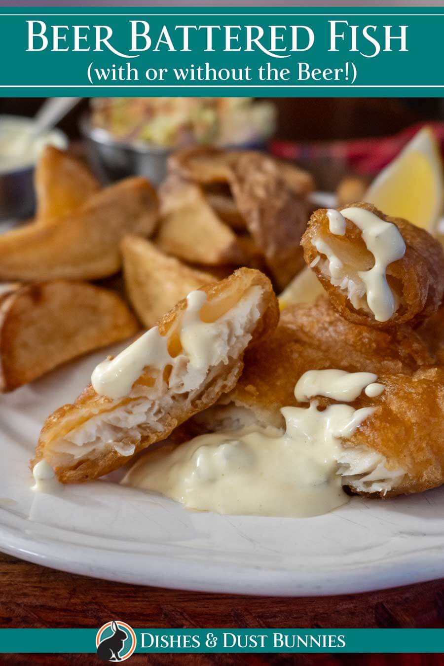 Crispy Beer Battered Fish (With or Without the Beer!) Dishes & Dust