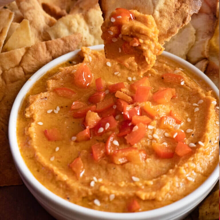 Roasted Red Pepper Hummus