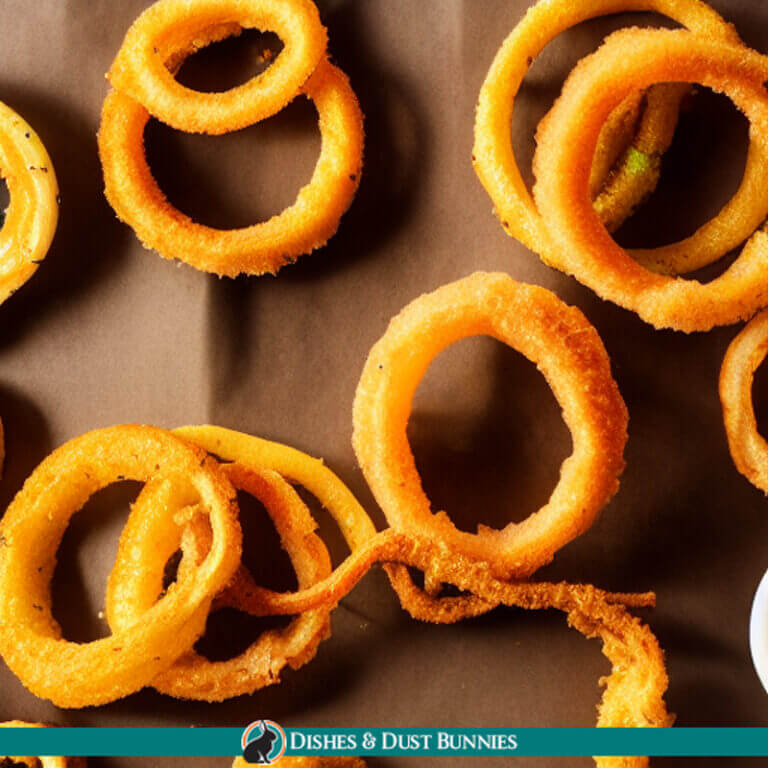 How to make perfect Crispy Onion Rings every time! Dishes & Dust Bunnies
