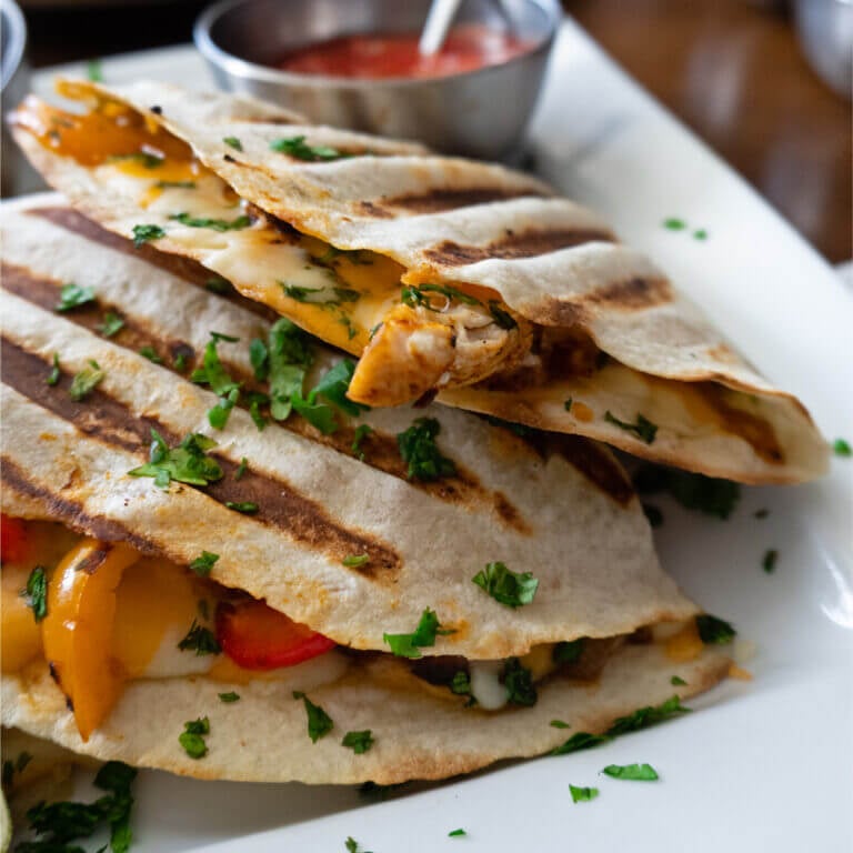 Easy Chicken Quesadillas