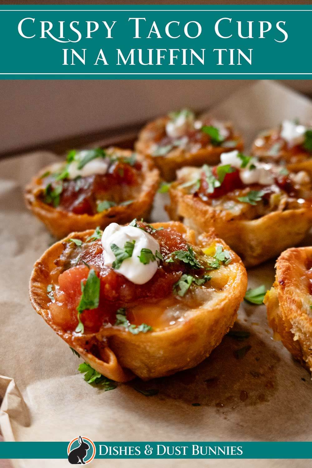 Crispy Taco Cups in a Muffin Tin