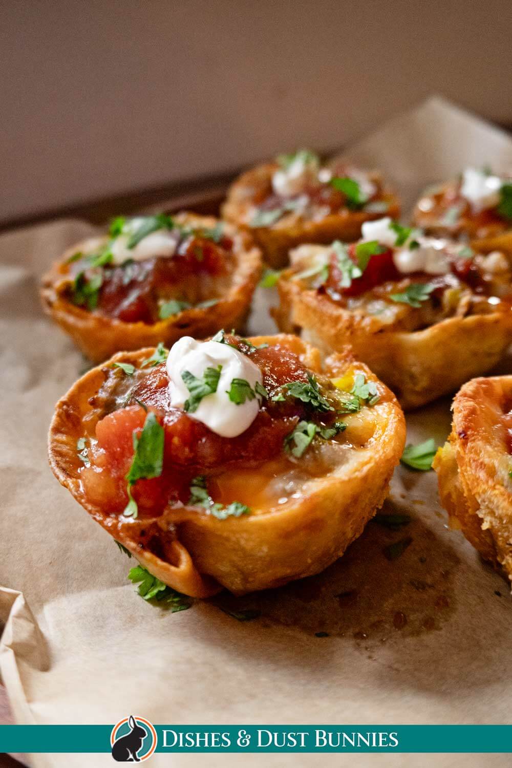 Crispy Taco Cups in a Muffin Tin