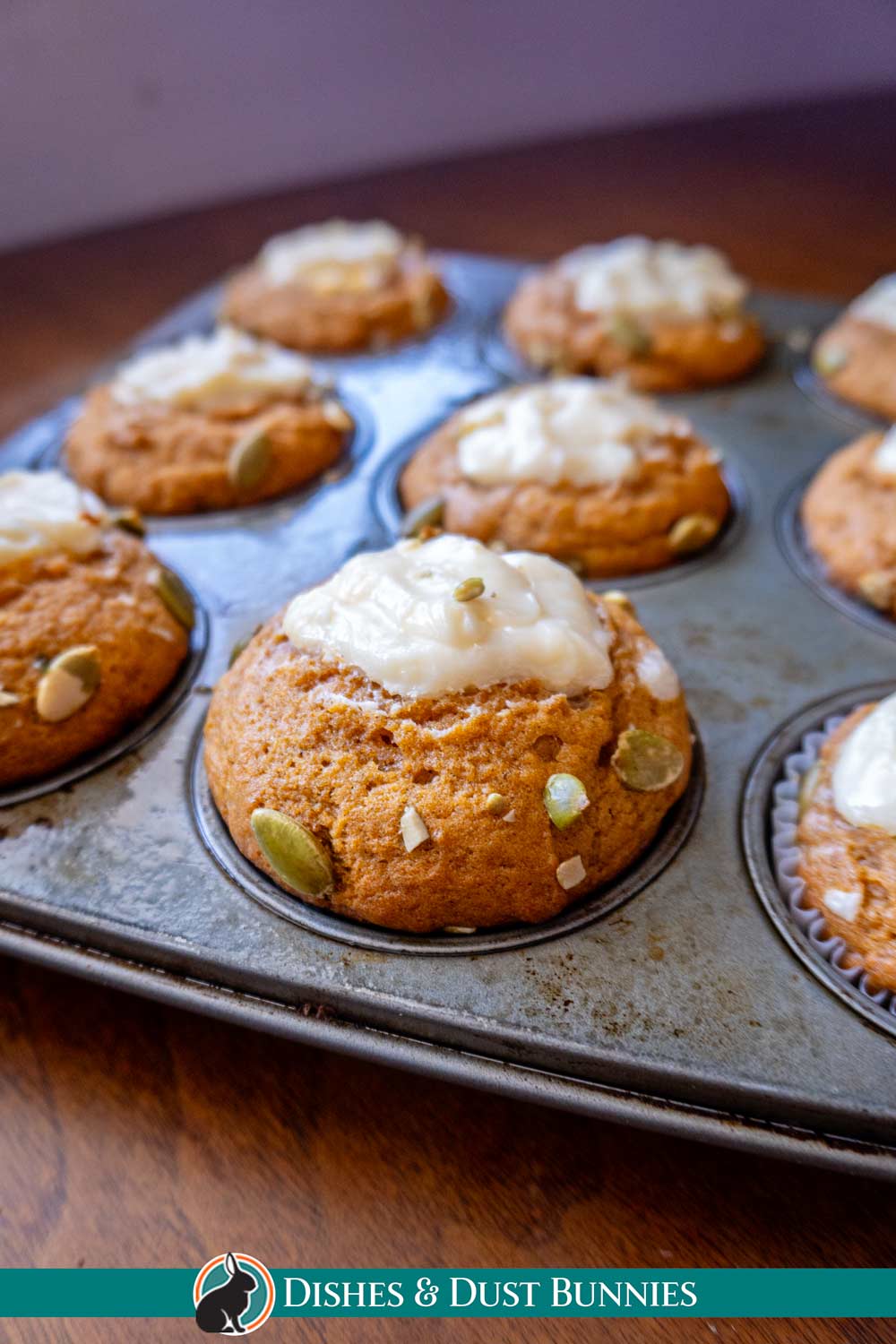 Pumpkin Muffins with Cream Cheese (Starbucks Copycat)