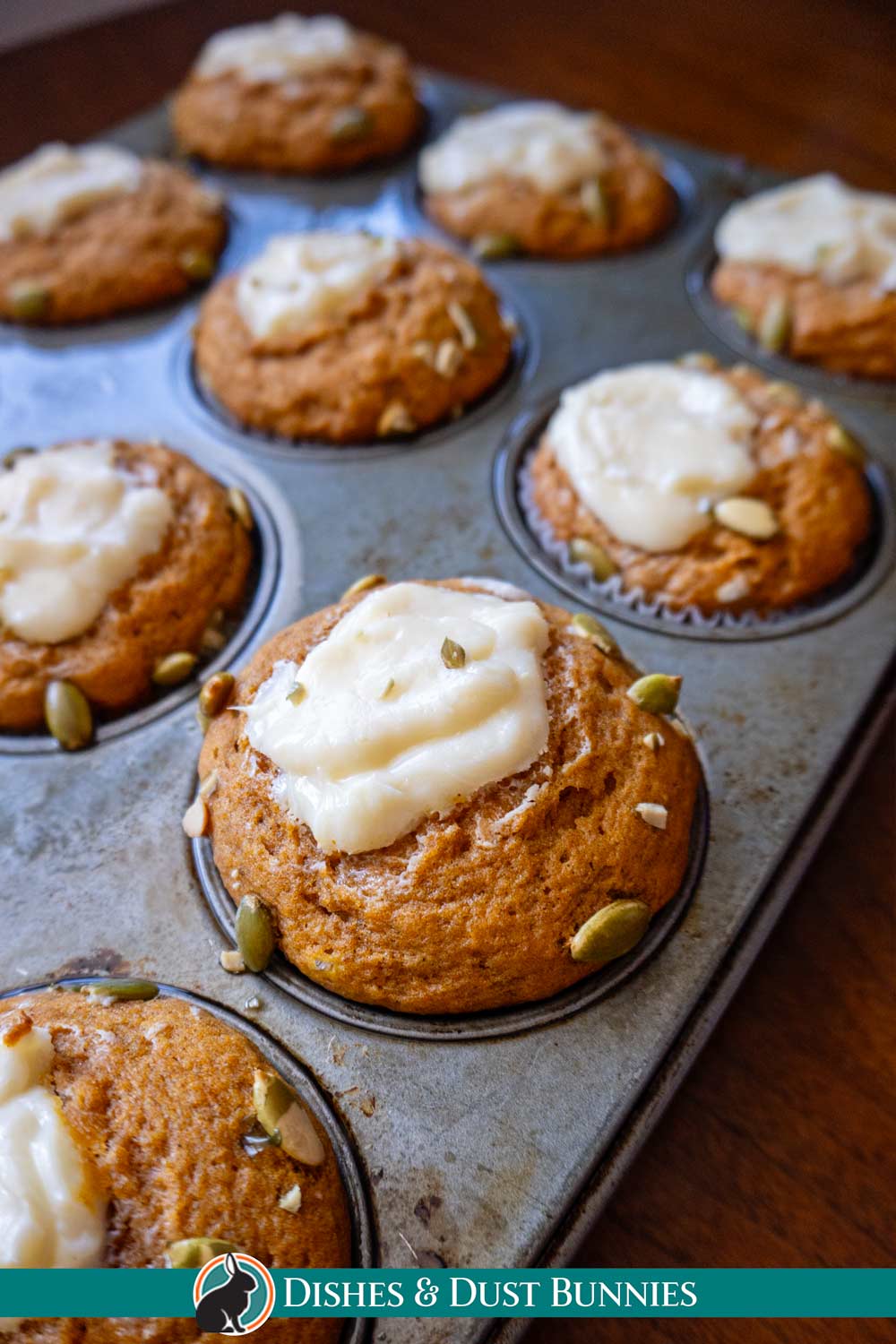 Pumpkin Muffins with Cream Cheese (Starbucks Copycat)